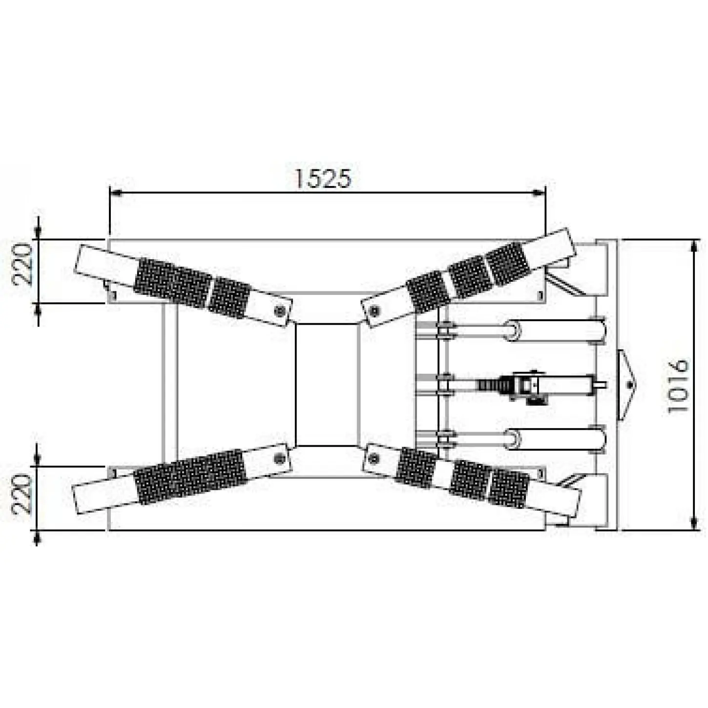Elevator tip foarfeca pentru vulcanizare, 2,7T [2]