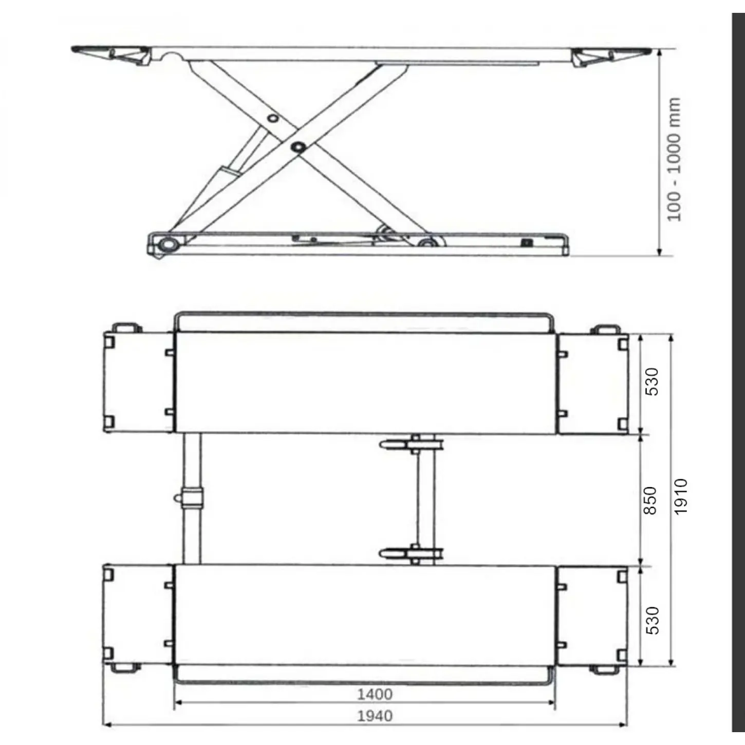Elevator foarfeca 3T pentru vulcanizare, 220V sau 380V [7]