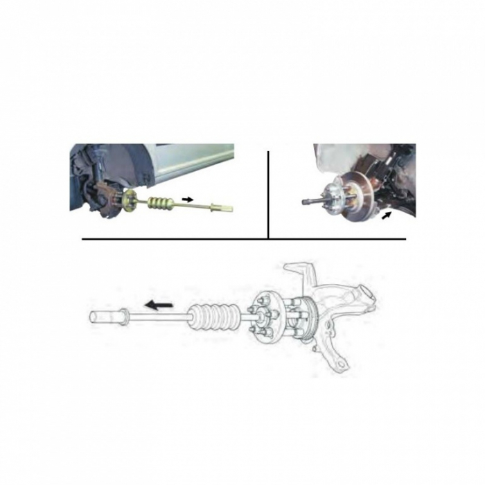 Extractor de butuci si tamburi cu ciocan de impact [5]