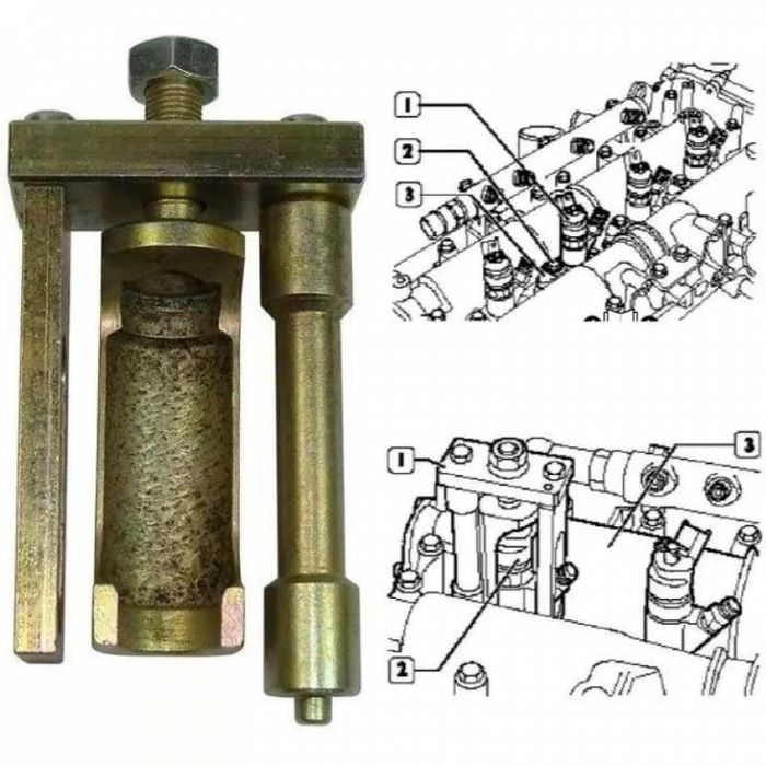 Extracteur injecteur FIAT IVECO PEUGEOT CITROEN 2.3 2.8 3.0 HDI JTD 99342153