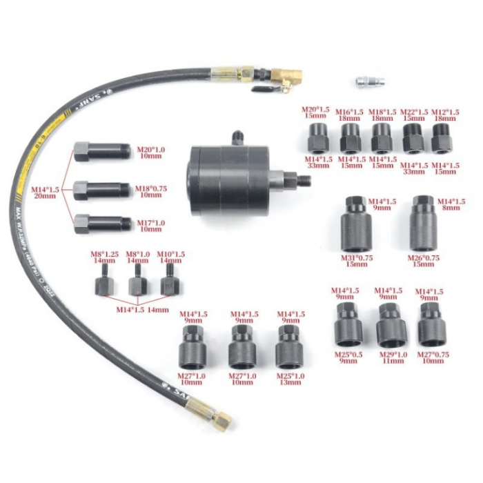 Extractor pneumatic pentru injectoare, 21 piese [3]