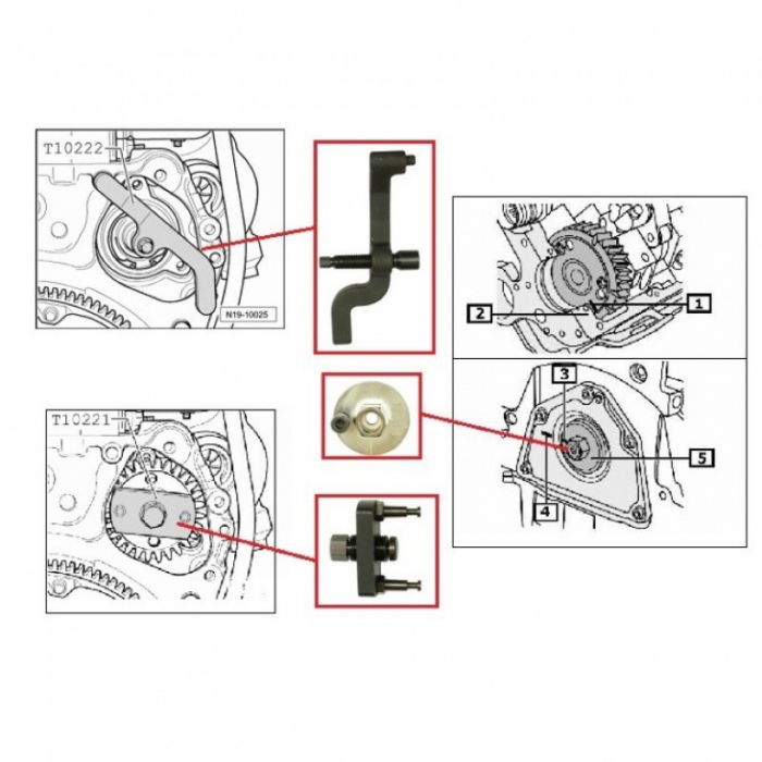 Extractor pompa de apa motoare 2.5 TDI PD [6]