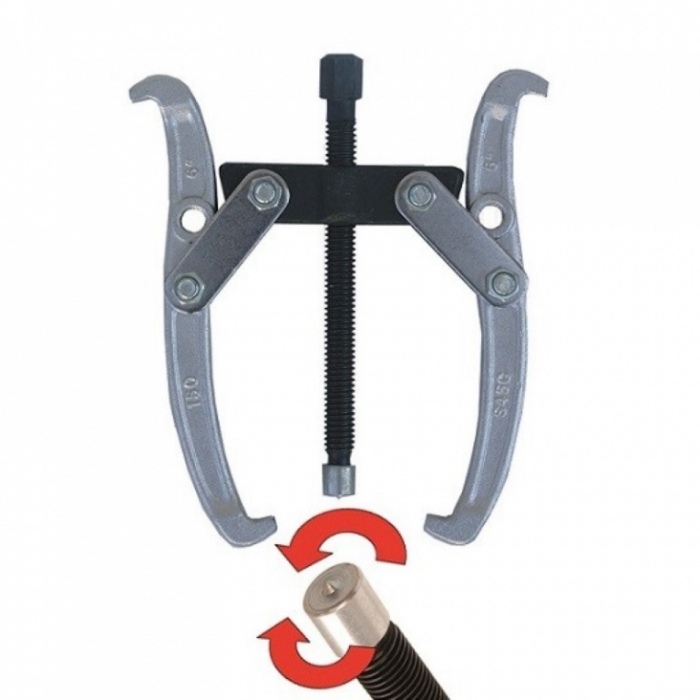 Extractor reversibil cu 2 gheare, 150mm [2]