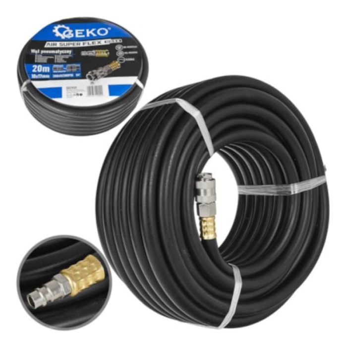 Furtun din cauciuc pentru aer comprimat Geko G-G02959, 10x17 mm, 20 m [2]