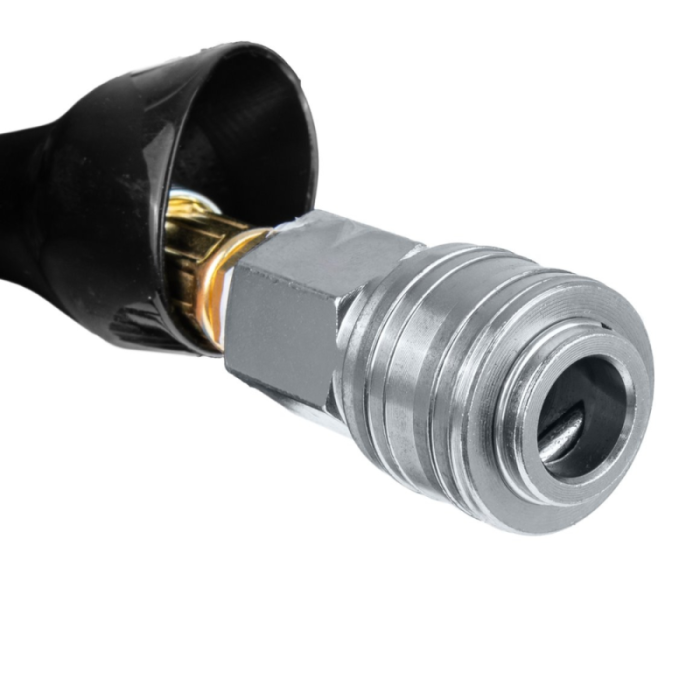 Furtun pneumatic pe tambur cu suport rotativ Geko G-G03193, 30m, 10x14mm [6]