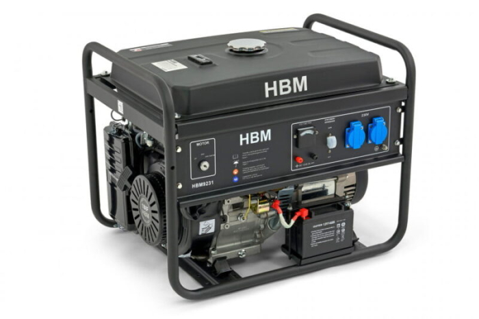 Generator de curent pe benzina 5500W , 390cc - HBM [2]