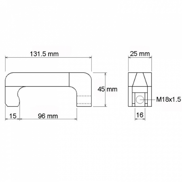 Gheara pentru extras injectoare 16mm [2]