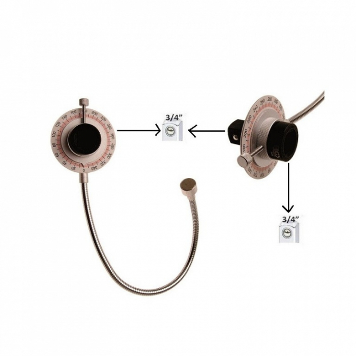 Goniometru cu fixare prin magnet 3/4" [2]