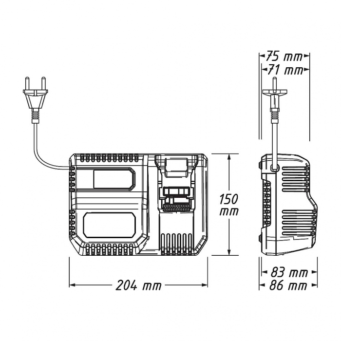 Incarcator rapid pentru acumulatori,18V [7]