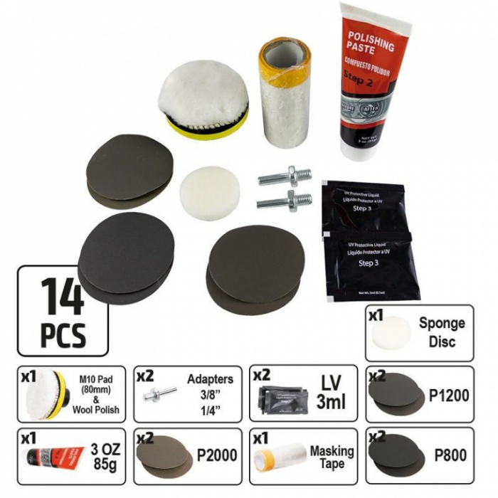 Kit complet pentru polish faruri [2]