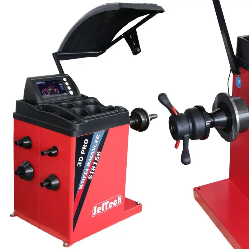 Masina de echilibrat roti 3D Seltech ST8156 automata, 220V [6]