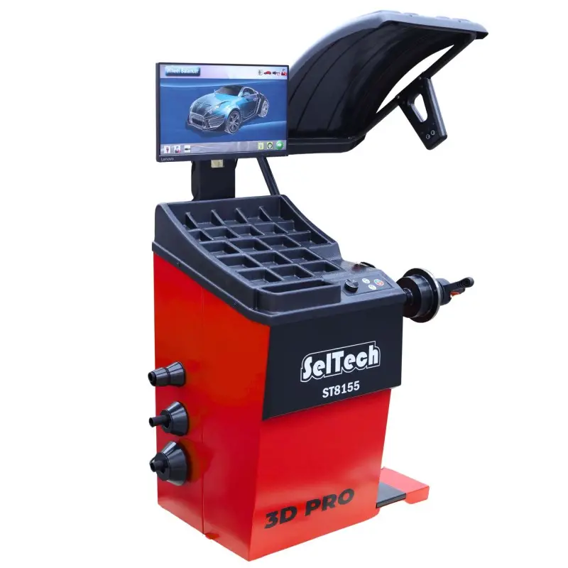 Masina echilibrat roti 3D SELTECH ST8155 automata, 220V [6]