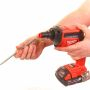 Mașină de înșurubat cu accesoriu atașat pentru banda de suruburi,1/4″ 18V [8]