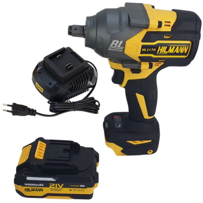 Cheie de insurubat cu impact 850 Nm 4Ah, 21V [3]