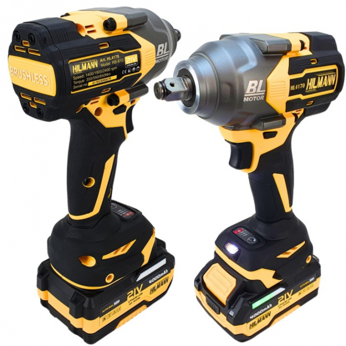 Cheie de insurubat cu impact 850 Nm 4Ah, 21V [4]