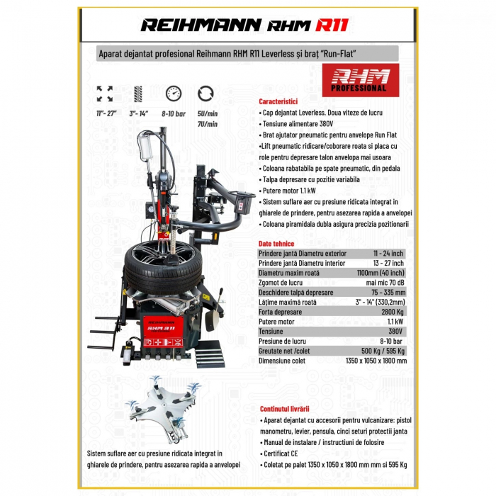 Masina dejantat roti 29 inch REIHMANN-RHM R11 LEVERLESS [8]