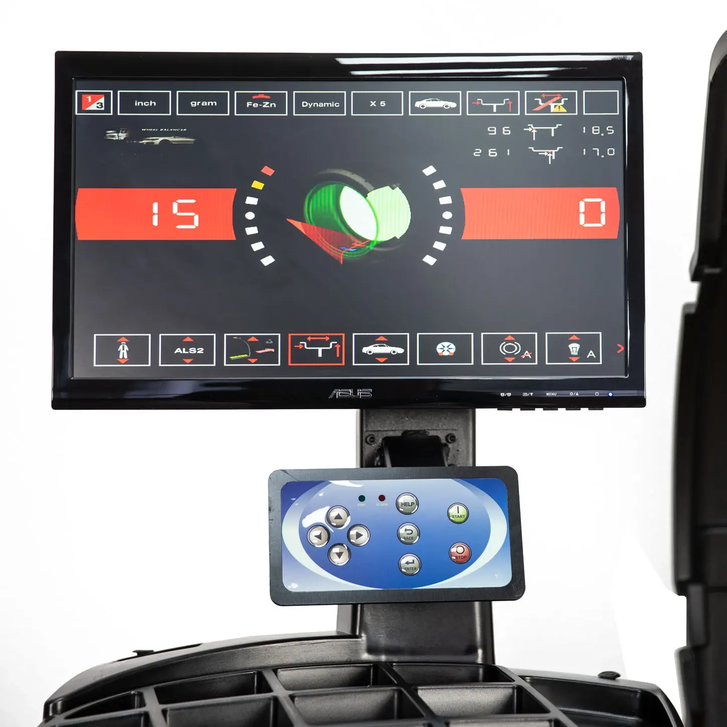 Masina echilibrat roti automat cu laser RHM R4 [8]