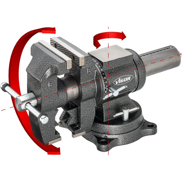 Menghină multifuncțională rotativă 360°, 130 mm [7]