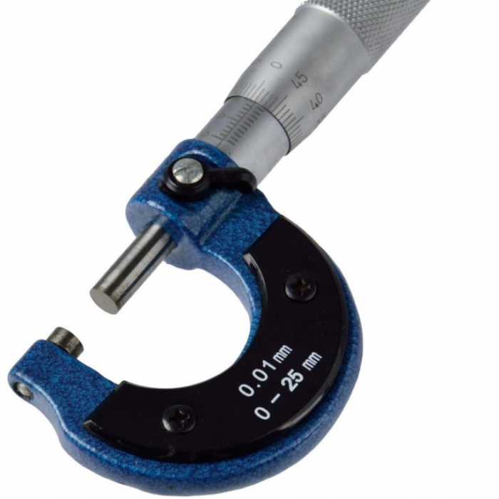 Micrometru cu metrologie, diviziune 0,01, 0-25mm [5]