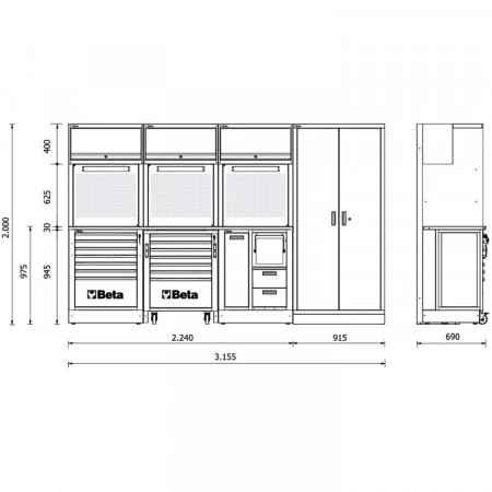 Mobilier atelier, model RSC50 2.0 F [3]