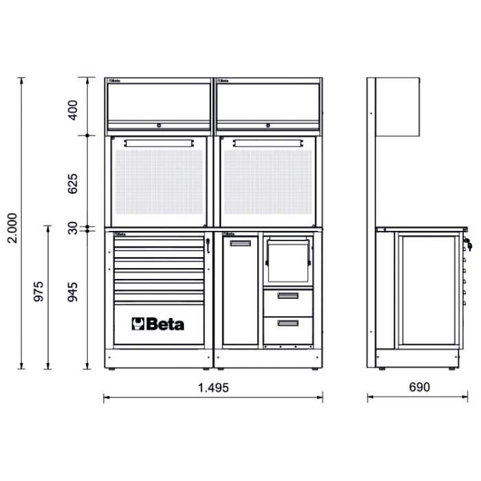 Mobilier atelier, model RSC50 2.0 A [2]