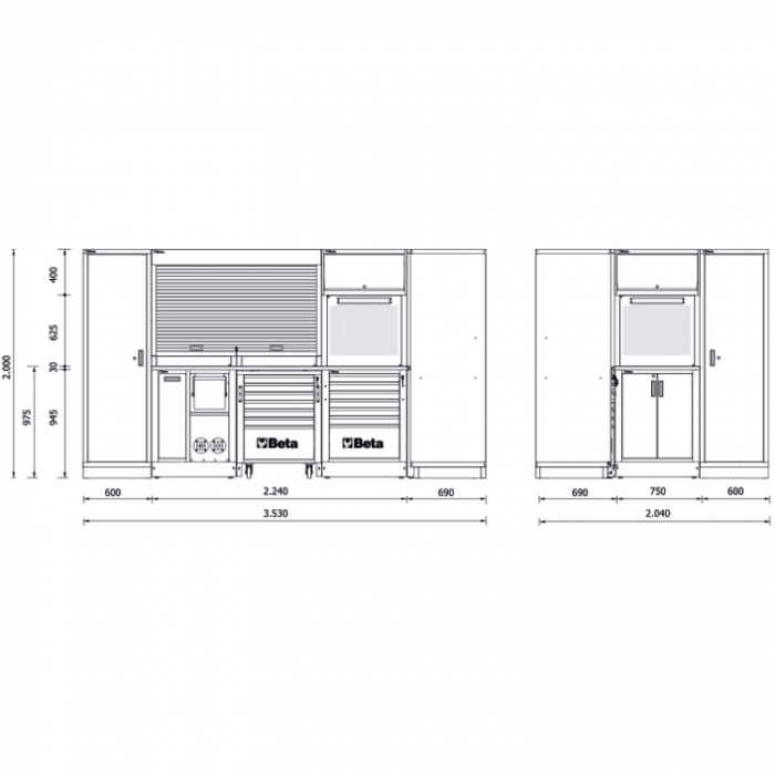Mobilier atelier, model RSC50 2.0 L [3]