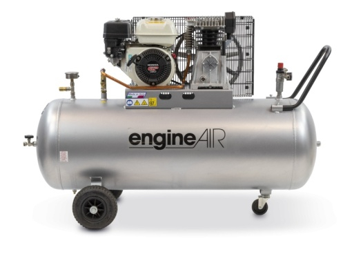 Motocompresor de aer cu piston, motor Honda - 3.57 kW, 411 L/min, 10 bari - 200 Litri [2]