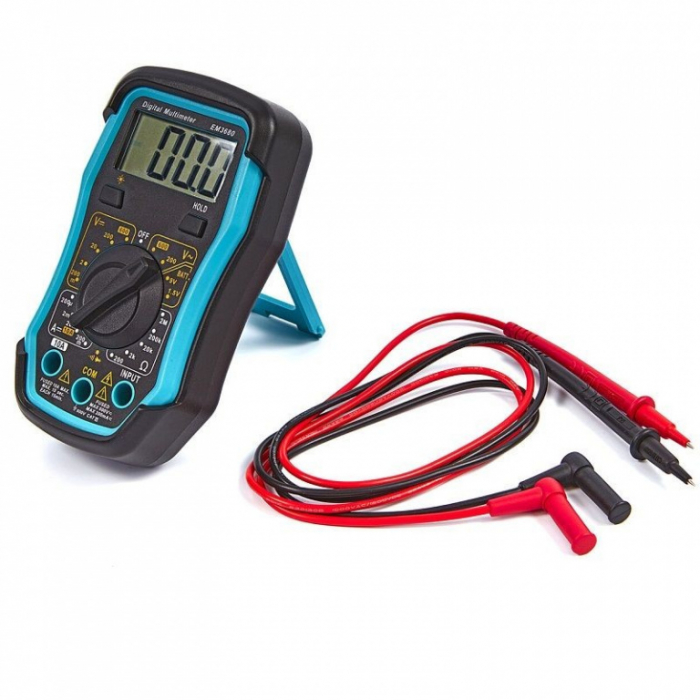 Multimetru digital cu protectie din cauciuc, profesional [3]