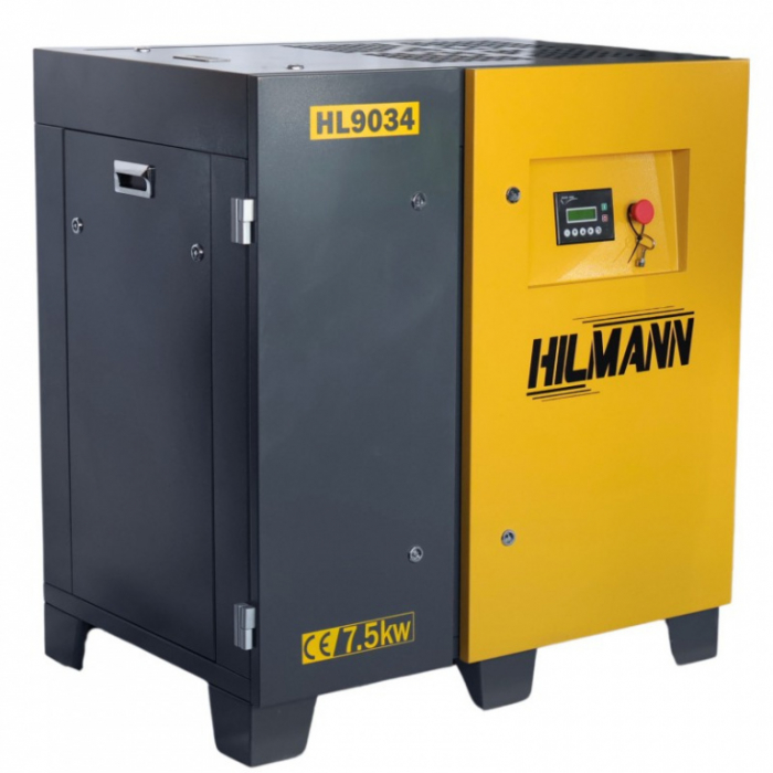 Pachet compresor de aer cu surub 7.5kw - 10 bar, butelie de aer 270 L si valva automata eliminare condens [2]