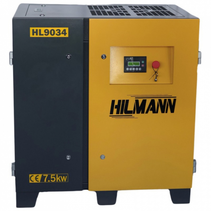 Pachet compresor de aer cu surub 7.5kw - 10 bar, butelie de aer 500 L si valva automata eliminare condens [5]