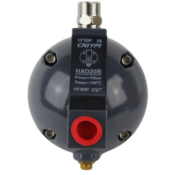 Pachet compresor cu surub HILMANN 11kw - 12 bar, butelie de aer 1000 L si valva automata pentru evacuare condens [10]