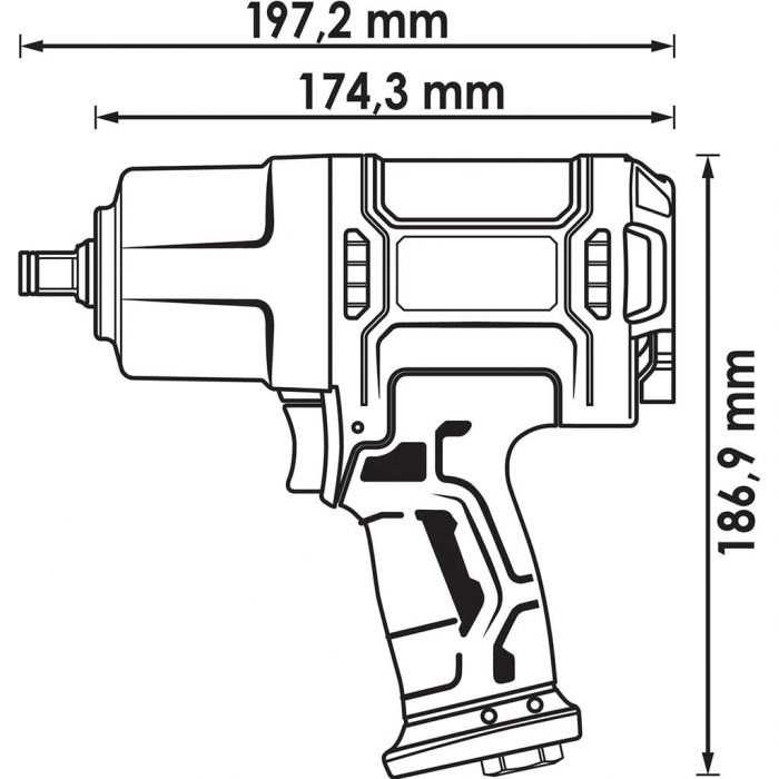 Cheie pneumatica de impact 1/2″, 1720 Nm [2]