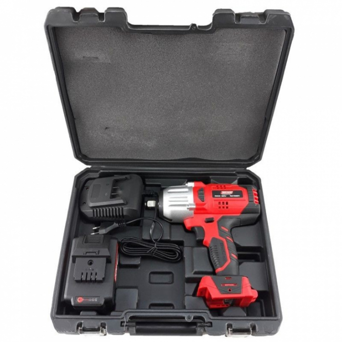 Cheie de impact cu acumulator 20V 4 Ah motor fara perii, 600Nm [4]
