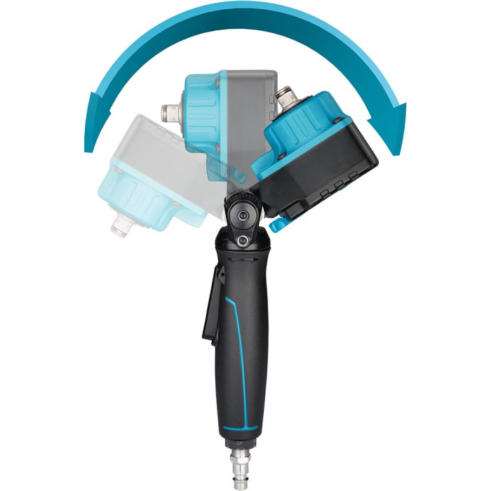 Pistol pneumatic de impact profesional rotativ 1/2", 550 Nm [2]