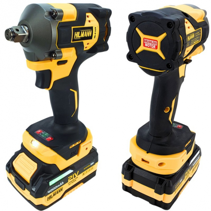 Cheie de insurubat cu impact 380Nm 4Ah,  21V [3]