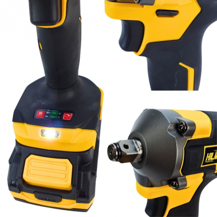 Cheie de insurubat cu impact 380Nm 4Ah,  21V [4]