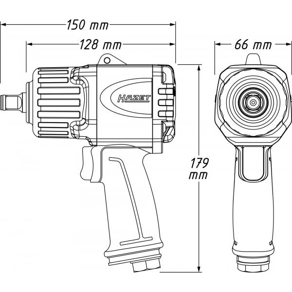 Cheie pneumatica de impact 1/2" Twin Turbo 2200 Nm [2]