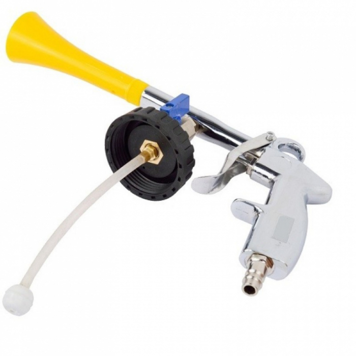 Pistol pneumatic de curatare cu duza rotativa pentru tapiterii [4]