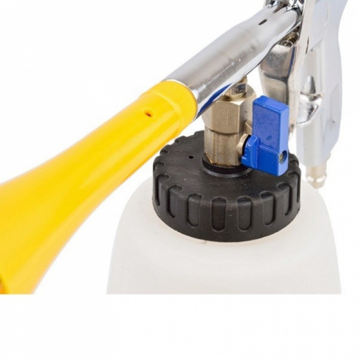 Pistol pneumatic de curatare cu duza rotativa pentru tapiterii [2]
