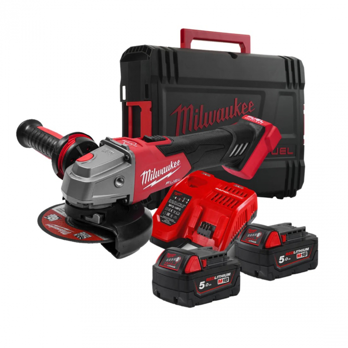 Polizor unghiular de inalta performanta 125 mm cu franare si schimbator lateral M18 [1]