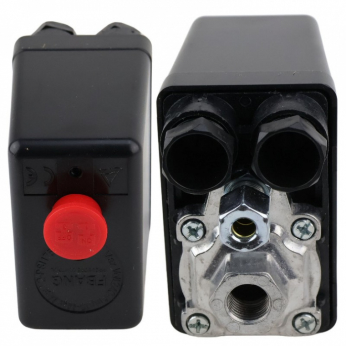 Presostat compresor 220V, 4 iesiri de 1/4" [3]