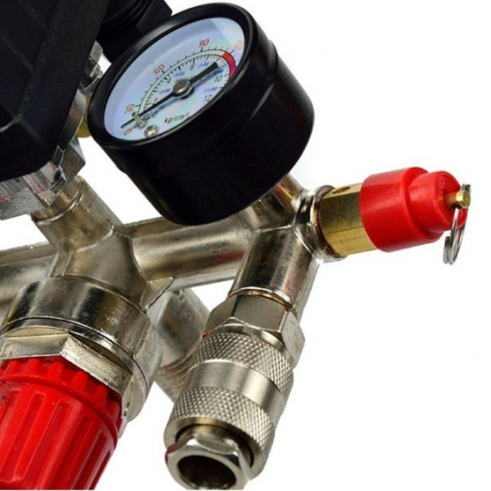 Presostat pentru compresor monofazic cu regulator si manometre [4]