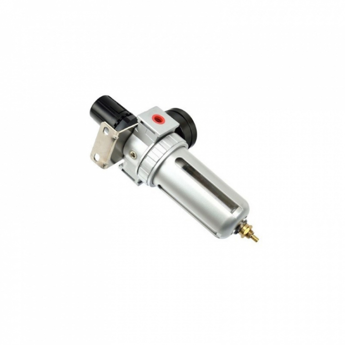 Regulator de presiune cu manometru si filtru cu supapa automata de golire a apei 3/8" [2]