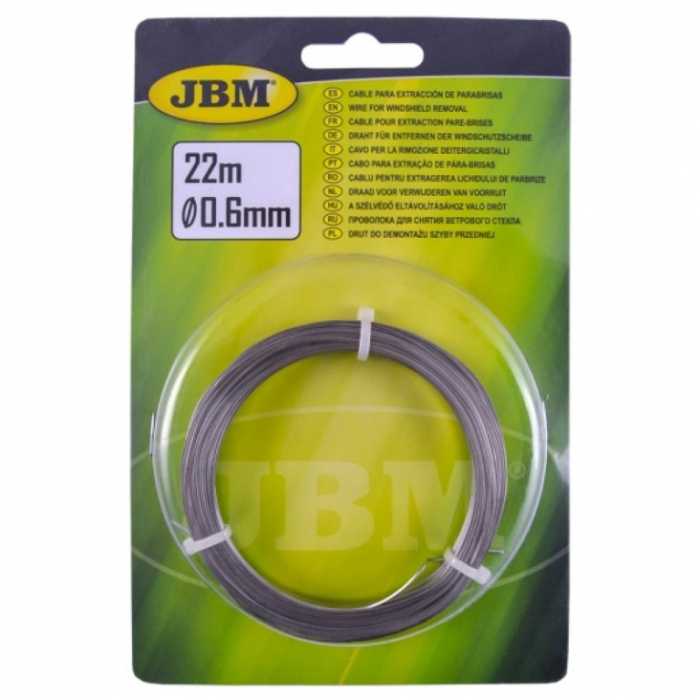 Sarma patrata pentru taiat silicon parbrize auto, 22 m si 0,6 mm grosime [2]