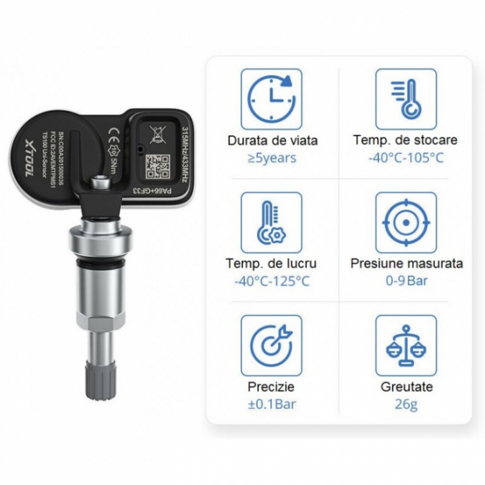 Senzor TPMS universal programabil pentru presiune roti [2]