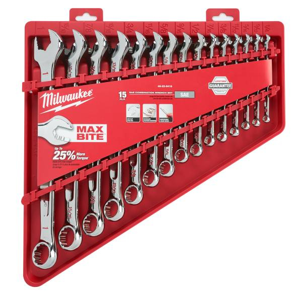 Set 15 chei combinate cu clichet Max Bite, sistem imperial (inch) [1]
