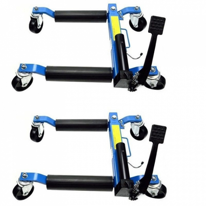 Set 2 carucioare hidraulice pentru transportat autovehicule avariate [1]