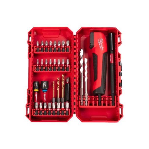 Set biti si chei tubulare cu dispozitiv pentru insurubat Shockwave Impact Duty, 35 bucati [2]