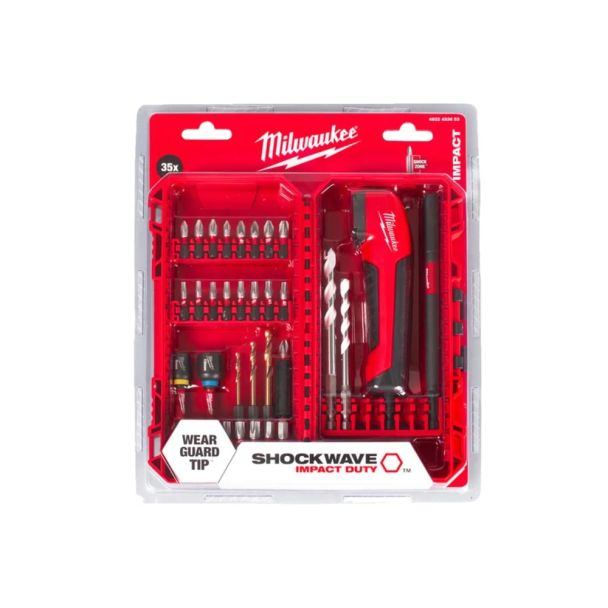 Set biti si chei tubulare cu dispozitiv pentru insurubat Shockwave Impact Duty, 35 bucati [3]
