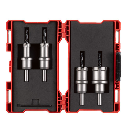 Set carote TCT cu dinti din carbura pentru inox, 4buc [2]